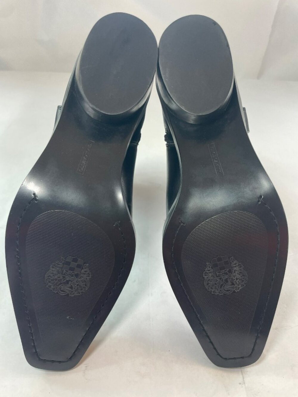 Vince Camuto Roista Black Leather Studded Mid-Calf Boots Women's Sz 9M $198 NWT - Picture 9 of 12